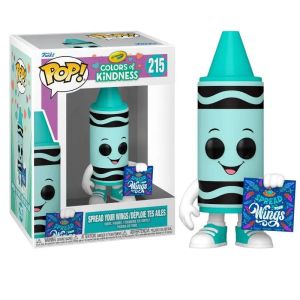 Ad Icons: Teal (Kindness) Crayola Crayon Pop Figure