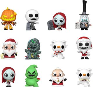 Nightmare Before Christmas: Holiday PDQ Mini Figures Assortment (Display of 12)