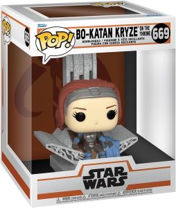 Star Wars: Mandalorian - Bo-Katan on Throne Deluxe Pop Figure