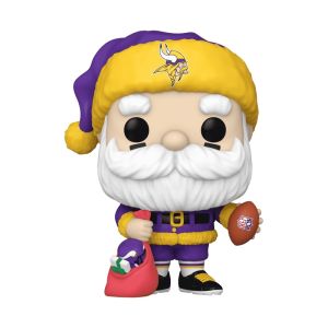 NFL Holidays: Vikings Santa Pop Figure (NFL STICKER ONLY)