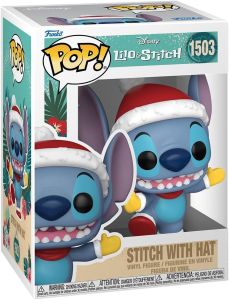 Disney Holiday: Stitch w/ Santa Hat Dancing Pop Figure