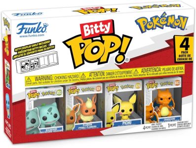 Pokemon: Bulbasaur Bitty Pop Figures (4-Pack)
