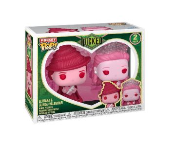 Wicked: Valentines Elphaba and Glinda Pocket Pop Figure (2-Pack)