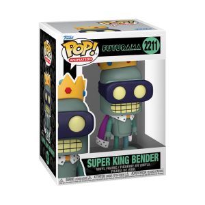 Futurama: Super King Bender w/ Crown Pop Figure