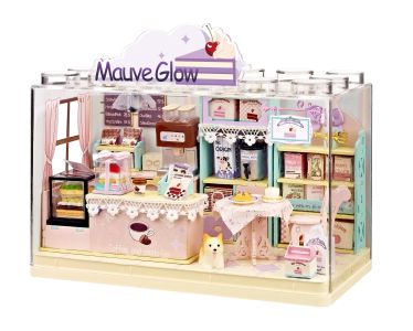 Diorama Box XXLarge - Mauve Glow Figure