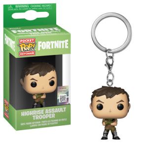 Key Chain: Fortnite - Highrise Assault Trooper Pocket Pop Vinyl