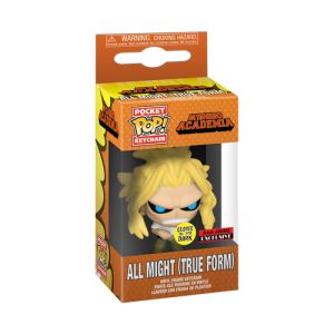 Key Chain: My Hero Academia - All Might (True Form) (GITD) Pocket Pop (AAA Anime Exclusive)