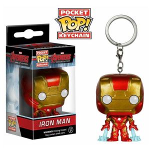 Key Chain: Avengers 2 Age of Ultron - Iron Man Pocket Pop Vinyl
