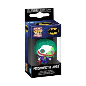 Key Chain: Batman Patchwork - Joker Pocket Pop Figure