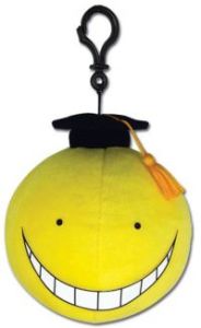 Key Chain: Assassination Classroom - Koro Sensei YELLOW Plush