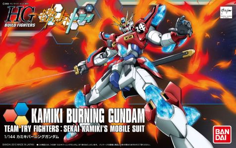 Gundam Build Fighters Try: Kamiki Burning Gundam HGBF Model Kit Figure