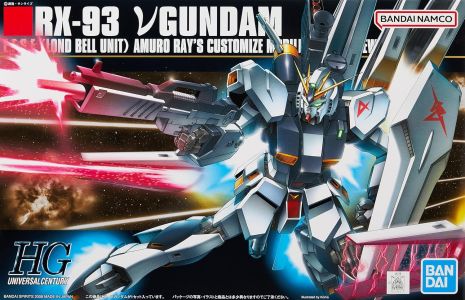 Char's Counterattack: RX-93 Nu Gundam HGUC Model Kit