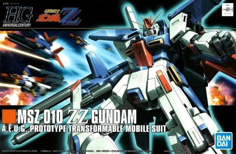 ZZ Gundam: MSZ-010 ZZ Gundam A.E.U.G Prototype Transformable Mobile Suit HGUC Model Kit Figure