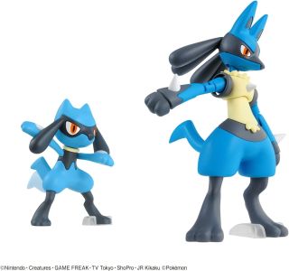 Pokemon: Riolu & Lucario Model Kit Figure