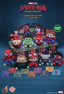 [DISPLAY] Spider-Man Cosbi Plush Keychain Collection Blind Box (Display of 8)
