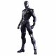 Spiderman: SpiderMan Variant Play Arts Kai Action Figure (Limited Color) (Black Suit Themed)