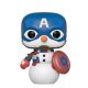 Marvel Holiday: Captain America (Snowman) Pop Vinyl Figure <font class=''item-notice''>[<b>Street Date</b>: 5/30/2026]</font>