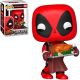 Marvel Holiday: Deadpool w/ Turkey Pop Vinyl Figure <font class=''item-notice''>[<b>Street Date</b>: 9/30/2027]</font>
