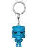 Key Chain: Mattel - Rock Em Sock Em Robot (Blue) Pocket Pop